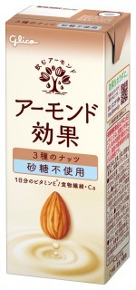 アーモンド効果 3種のナッツ砂糖不使用 200ml パッケージ画像